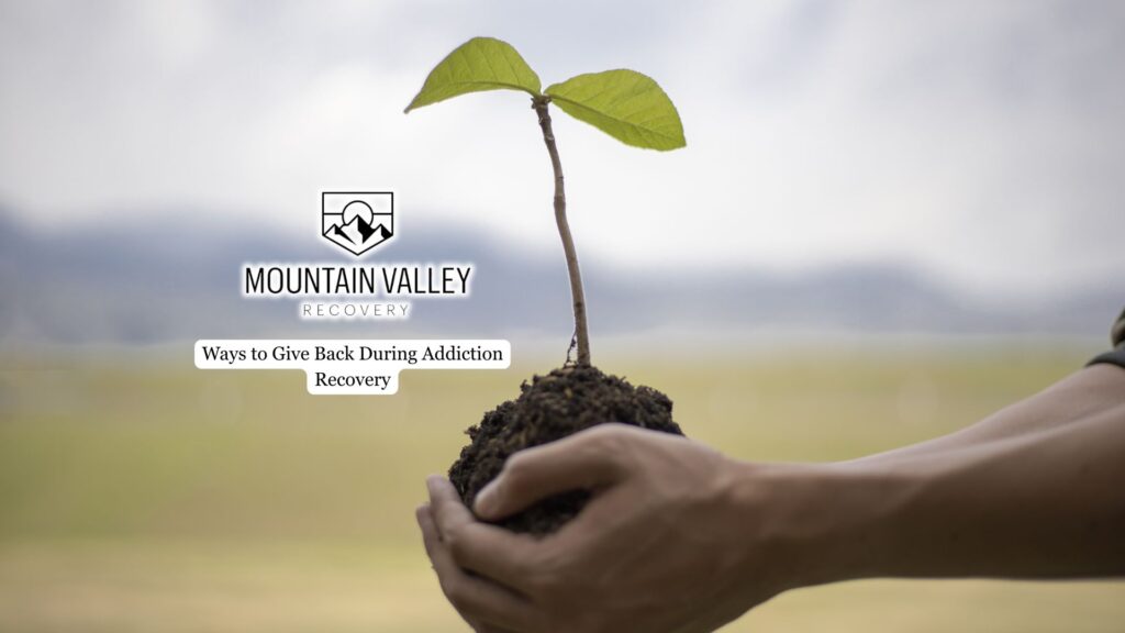 volunteering in addiction recovery