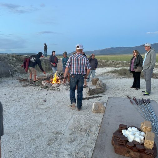 S'mores Night in Rehabilitation Center in Holden for Men